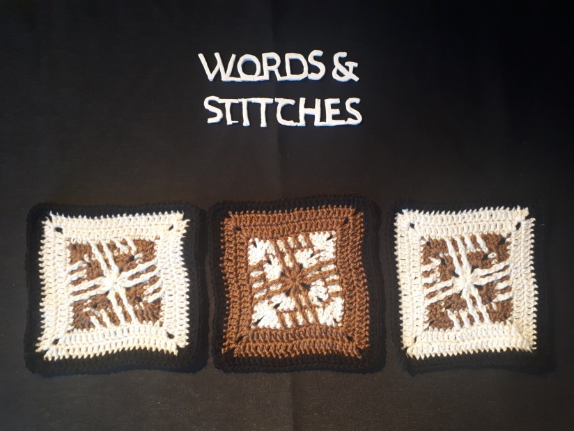 granny square wall decor